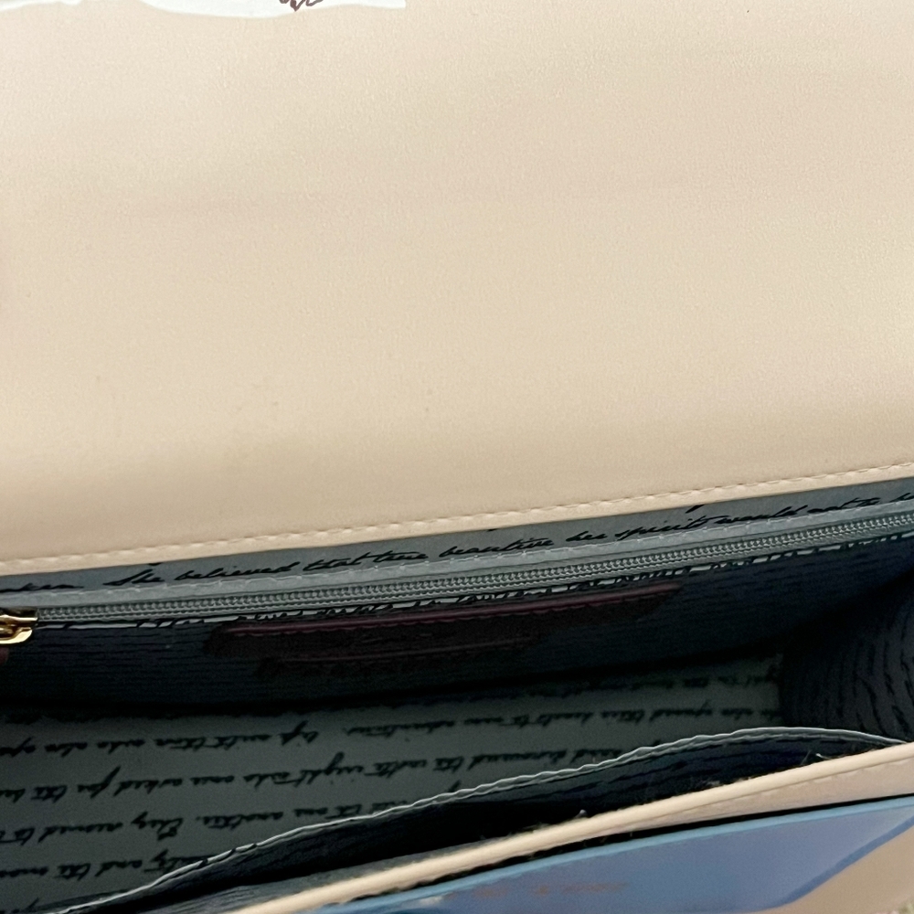 Pre Owned Danielle Nicole Disney Beauty and the Beast Book Crossbody Bag - Picture 8 of 13